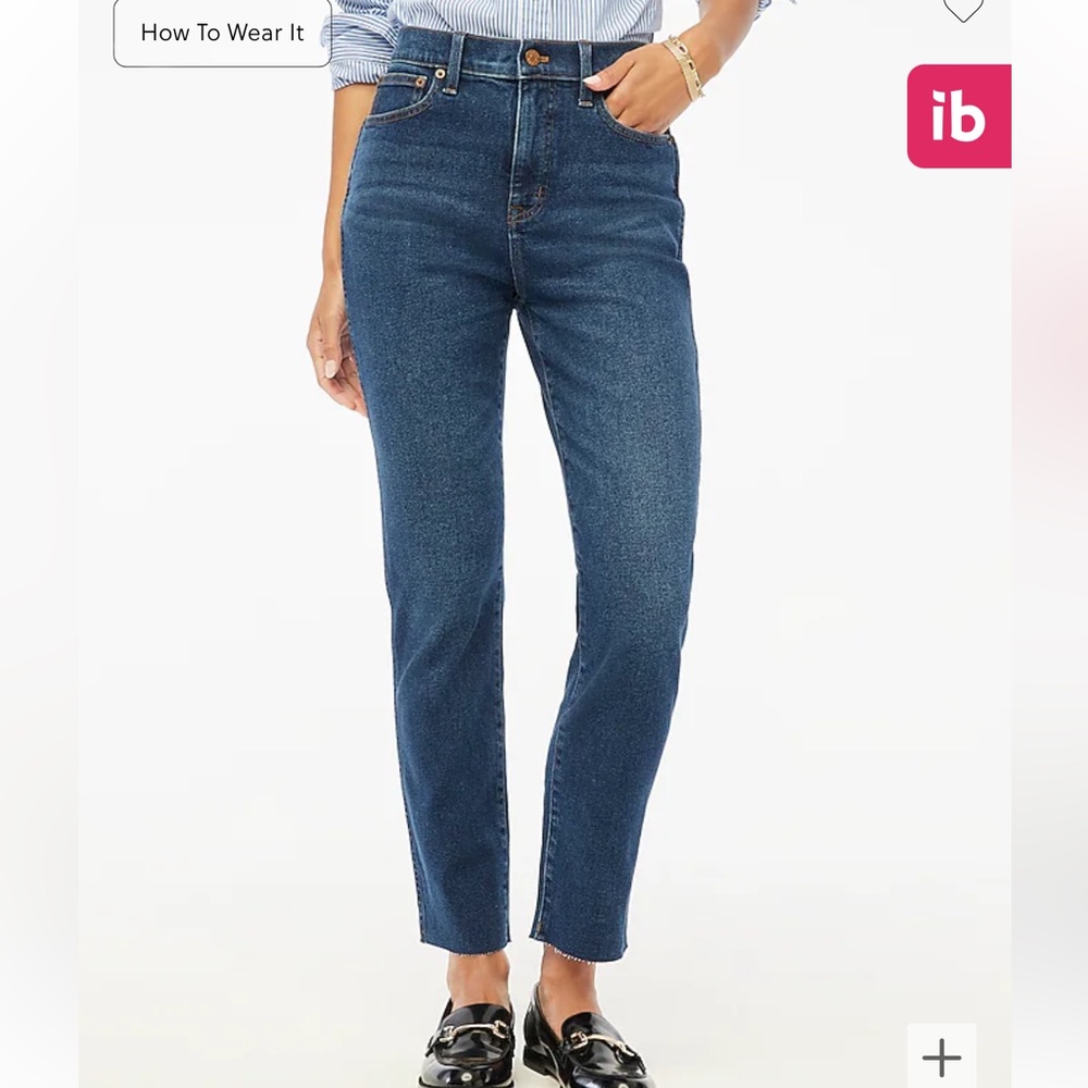 J.Crew vintage 9” straight leg, slim. Never worn tags still on!